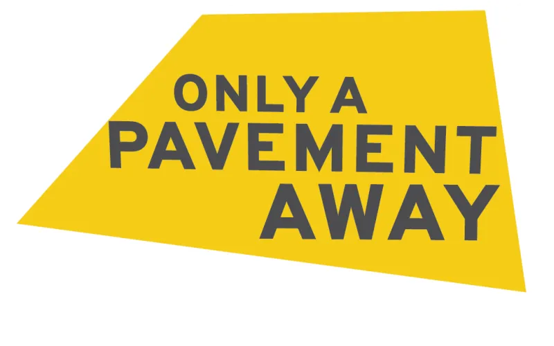 Only A Pavement Away WhiteB