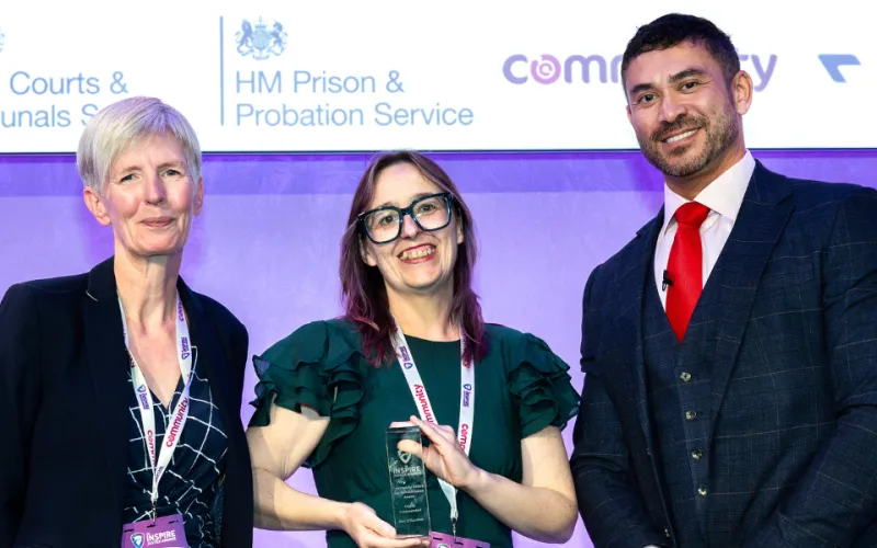 Website thumbnails inspire justice awards